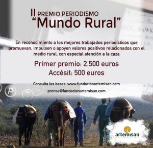 Fundación Artemisan convoca el II Premio de Periodismo 'Mundo Rural'